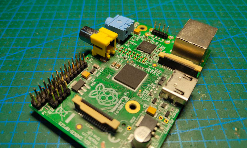 подготовленная плата Raspberry